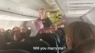 Pilot Proposes to Flight Attendant Mid-flight on Alaska Airlines