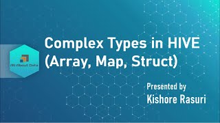 Complex Data Types in HIVE