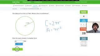 IXL: Circumference and Area