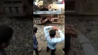 #viral | Bihar Man Miraculously Survives As Speeding Train Runs Over Him | #viralvideo