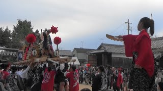 令和5年　小松原三社大神社 秋祭り　小松原仁輪加太鼓