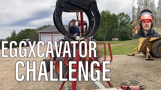 #Eggxcavator Challenge With the Kranman Hydraulic Timber Trailer -E78