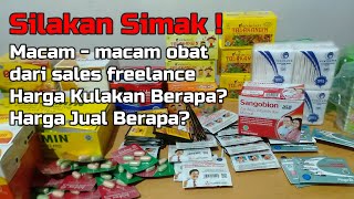 Harga beli dan harga jual obat warung dari sales freelance