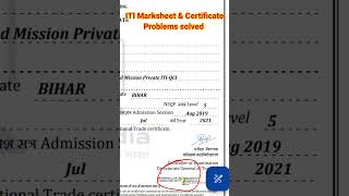 ITI Marksheet verify #shorts #youtubeshorts #satyammonitor