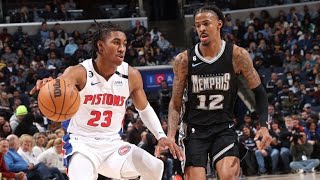 Memphis Grizzlies vs Detroit Pistons Full Game Highlight | Dec 09 2022 NBA Season
