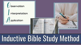 BIBLE BASICS: Using the Inductive Bible Study Method | Amanda Brown