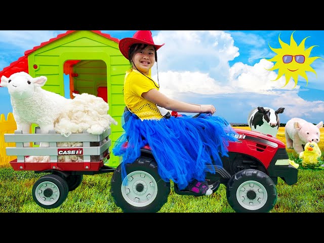Farm Animals Song Jannie Pretend Play Nursery Rhymes And Sing Along