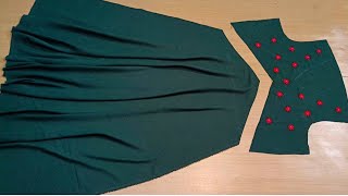 Aliya cut Umbrella kurti cutting and stiching #umbrellakurti cutting and stiching #Aliya cut kurti