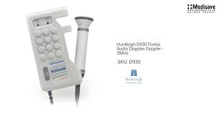 Huntleigh D930 Foetal Audio Dopplex Doppler 3MHz D930