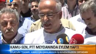 Kamu Sen, PTT Eylem Yaptı / Kanal Fırat