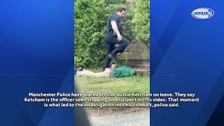 Manchester officer placed on leave after video shared on social media