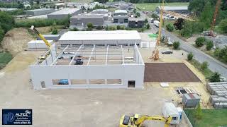 Baustelle  Industriehalle  (Silexbeton)  Firma Altez - Construction Group