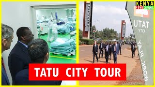 Musalia impressed while Touring Beautiful Tatu City