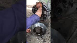 grease filled inside the bearing #how #grease #machine #truck #viral #shorts