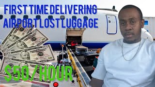 First time delivering airport last Luggage $50/hour was it worth it? #cargovanbusiness #nyc