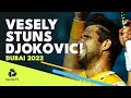 Vesely STUNS Djokovic To End Reign At World No. 1 | Dubai 2022 Highlights