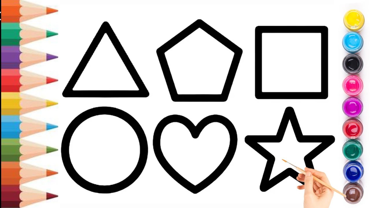 How To Draw A Shapes Drawing Step By Step Youtube