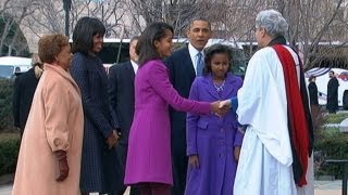 Inauguration 2013: Obamas Attend Church Service