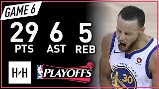 Stephen Curry Full Game 6 Highlights vs Rockets 2018 NBA Playoffs WCF - 29 Pts, 6 Ast, 5 Reb!