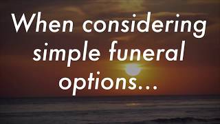 The Sunset Cremation Plan