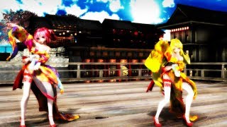 【MMD 4K】ELECT Tda式改変 Japanese Princess Base 鏡音リン 重音テト