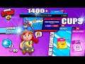 😱 1400+ CUPS | I choose JESSIE | BRAWL WITHOUT DONATE |