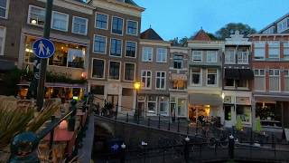 Walk around Leiden in Holland, the Netherlands