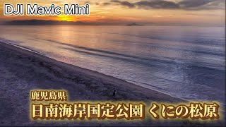 【空撮】鹿児島県 日南海岸国定公園 くにの松原