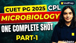 CUET PG Microbiology Preparation 2025 | CUET PG Microbiology One Shot | Part-1 | VedPrep