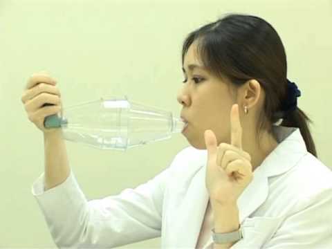 How To Use A Metered Dose Inhaler (MDI) With Spacer And Counting ...