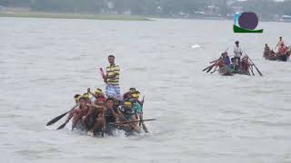 ঝালকাঠির রাজাপুরে অনুষ্ঠিত হলো ঐতিহ্যবাহী নৌকা বাইচ প্রতিযোগীতা