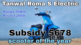 Tunwal Roma S electric scooters 150 km range ! Tanwal Roma S !