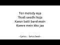 melody roja lyrics yo yo honey singh subiksha shivakumar