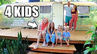 Family of 6 living in an AIRSTREAM! | Family Fizz