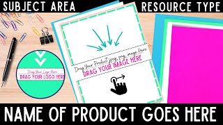 TpT Product Preview Video Beginner Basic Tutorial
