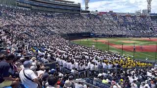 神奈川大会決勝　横浜高校応援　校歌〜第五応援歌〜チャンス　東海大相模　#高校野球#甲子園#応援#横浜#東海大相模#決勝