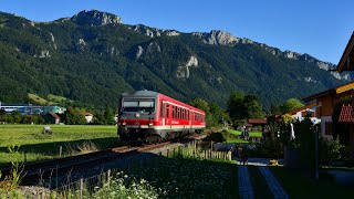 Die Baureihe 628 auf der Chiemgaubahn (2023)