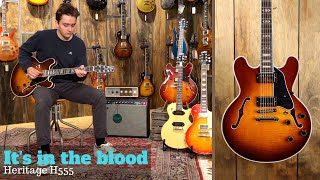 It's in the blood pt.1 | Heritage H555 Old Style Sunburst by Tom Groenendaal