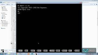 GW BASIC Simple program of addition and average of three numbers