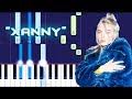 Billie Eilish - xanny Piano Tutorial EASY
