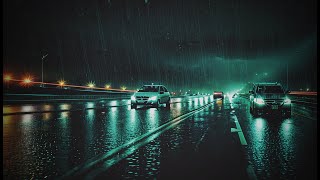 1 hour of RESONANCE - REVERSED (slowed + reverb) + driving in the rain 🌧