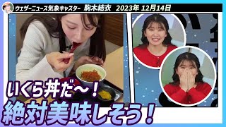 〚駒木結衣〛ちょっと待って！いくら丼だ〜！絶対美味しそう！｜エピソード