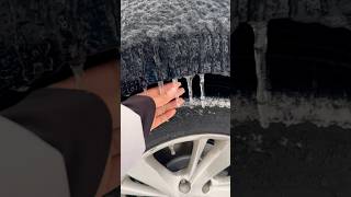 Work అయ్యాక వచ్చి చూస్తే నా car ఇలా వుంది  || winter struggles #freezingweather ￼