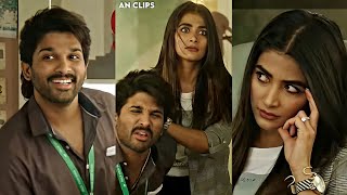 Allu Arjun Dialogue comedy scene | Pooja hegde | Ala vaikunthapuramulo whatsapp status Hindi