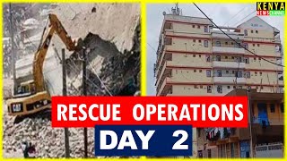 KAHAWA WEST BUILDING COLLAPSE - Situation today after Night of Rescue Operations