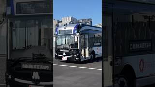 自動運転幕で走る大阪メトロ大型EVバス（eメトロモビリティタウン）2024.12.1#shorts