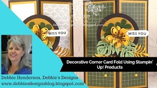 Decorative Corner Card Fold