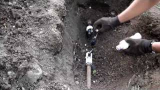 3/4" galvanized sprinkler pipe repair.