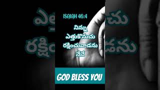 నిన్ను ఎత్తుకొనుచు రక్షించు వాడను నేనే#trending #telugu #jesus #యేసయ్య#love #ఆమెన్ #religion#quotes