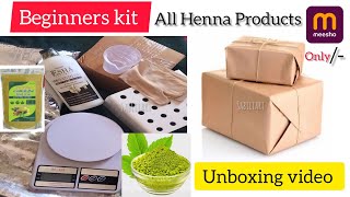 Beginners Henna kits for Review | DIY Henna Kit 2025 | link for Decoration👇 #mehndi #henna